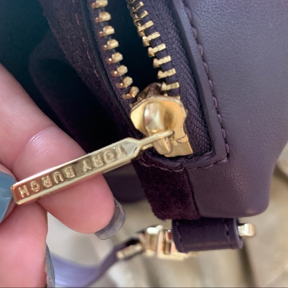 Tory Burch • Large “HoBo” Handbag • (Eggplant) - Picture 7 of 7